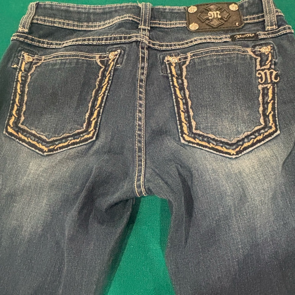 MISS ME Dark Wash Skinny Jeans size 30 - Picture 5 of 7